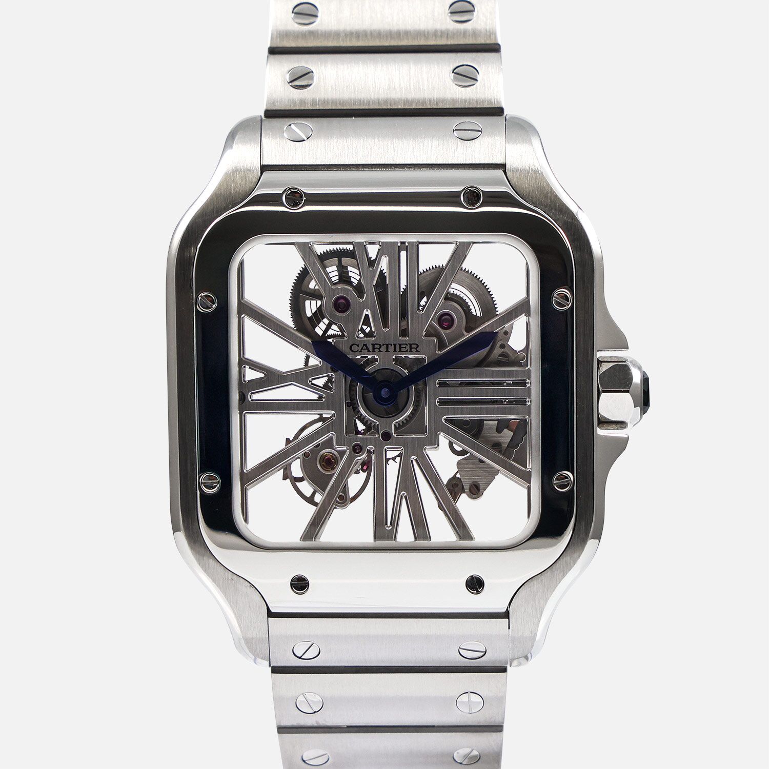 Cartier Santos De Cartier Skeleton Dial WHSA0015