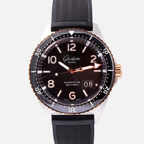 Glashutte SeaQ Panorama Date 43mm 1-36-13-04-91-33