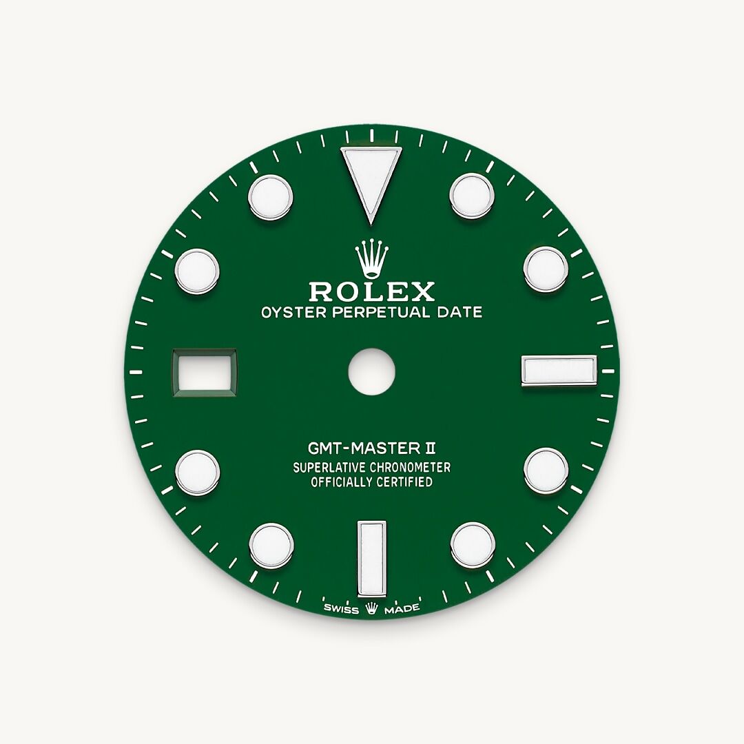 Green ceramic dial