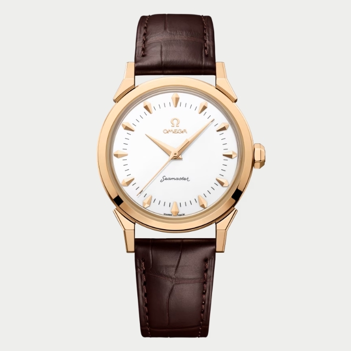 Omega Seamaster 37 mm 37 mm, Moonshine™ gold on alligator